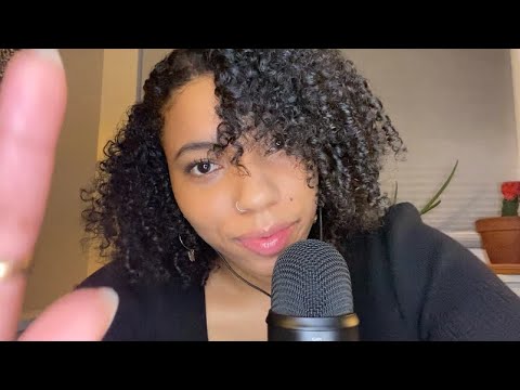 ASMR friend helps you relax💤 (personal attention) affirmations, hand movements, face touching. 🌀✨