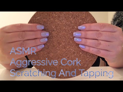 ASMR Aggressive Cork Scratching And Tapping