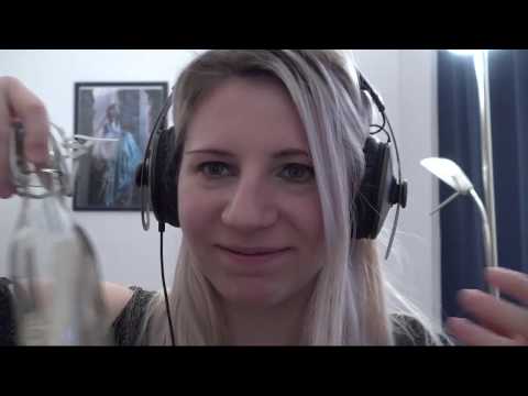 ASMR Stream - Whispering, Scarfs and Tapping (binaural)