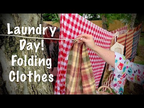 ASMR Request/Folding clothes (No talking) Laundry day! Looped 1 X