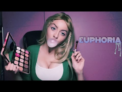 ASMR Euphoria Roleplay | Your BFF Cassie does your Make-Up💄🎀 [DRAMA!]