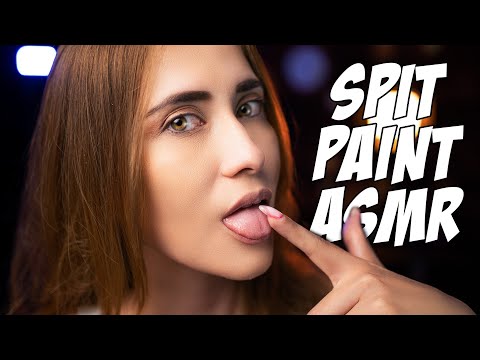 Asmr | SPIT PAINTING para DORMIR | ASMR Español | Asmr with Sasha