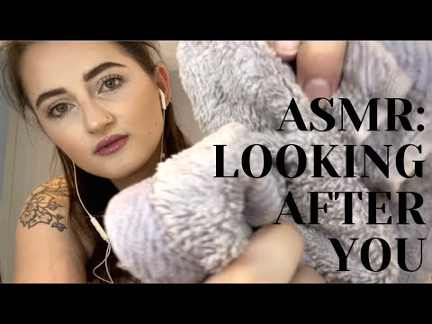 ASMR: ROLE PLAY: I LOOK AFTER YOU AS YOU'RE ILL IN BED || CARE PACKAGE || WHISPERS