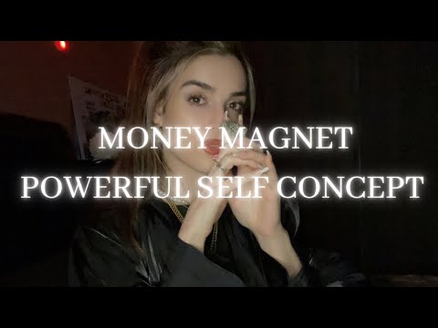 Reiki ASMR | Money Magnet - Powerful Self Concept | Affirmations, Crystal healing, Hand movements