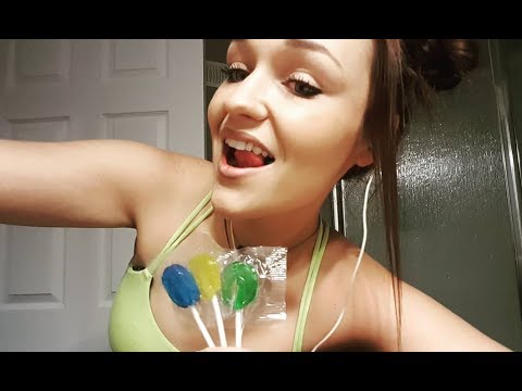 ASMR Lollipop Licking & Mouth Sounds