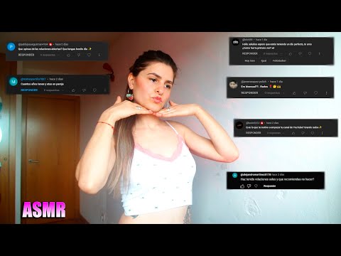 ASMR - ESPECIAL 15K 😍 , preguntas y respuestas💕 | ASMR ESPAÑOL