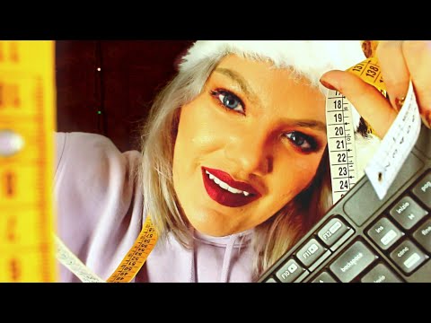 ASMR Tailor Elf measures you, measuring you for relaxation crackling fire ambience lofi