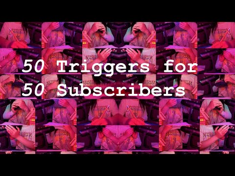 [ASMR for ADHD] Changing Triggers Every 10 Seconds