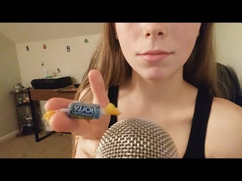 ASMR abc's J: just talking and jolly rancher sucking