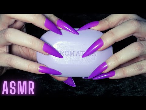 Asmr Fast and Aggressive Soap Scratching - Tapping with Long Nails | Asmr No Talking for Sleep - 4K