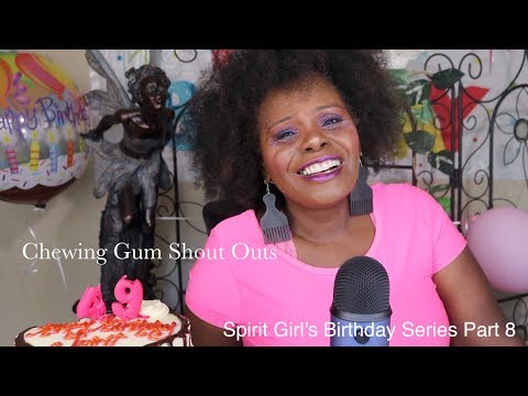 Chewing Gum Shout Outs ASMR  Eating Sounds