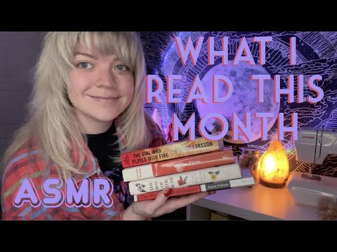 Book ASMR ~ what I read in January 🤍📚 + new books, whisper ramble, book tapping