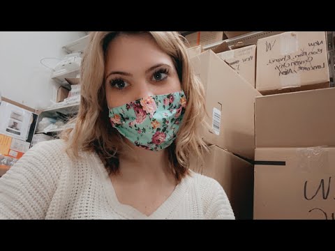 ASMR At Work! (Fast Tapping, Sorting Boxes, Crinkles)