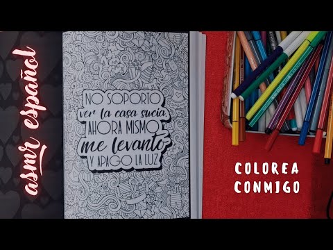 Coloreando mandala | No Talking | ASMR Español