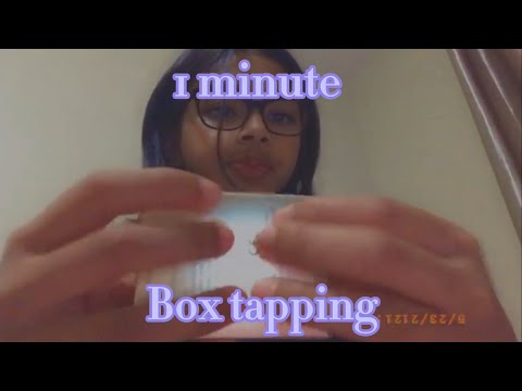 ASMR | 1 MINUTE OF BOX TAPPING 📦❤️‍🔥