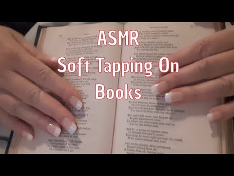 ASMR Soft Tapping On Books (No Talking)