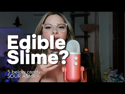 Edible Slime ASMR Mukbang! #mukbang #slime #slimecandy #asmrsounds #mouthsounds #asmrfoods