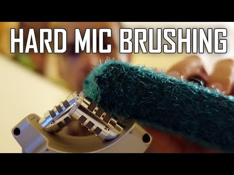 ASMR Hard Microphone Brushing & Touching