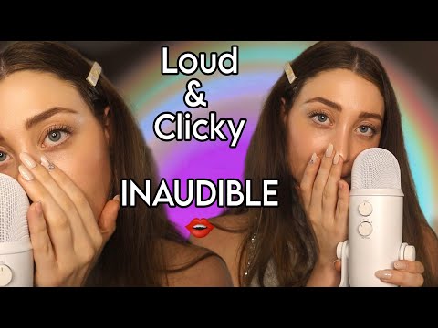 ASMR telling you a secret | Intense clicky and inaudible mouth sounds