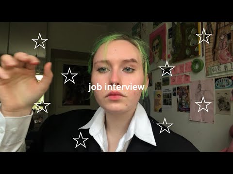 lofi asmr! [subtitled] job interview roleplay!