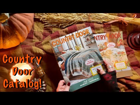 ASMR Country Door Catalog Fall 2022! (Whispered w/Candy) Page turning. No talking version tomorrow!