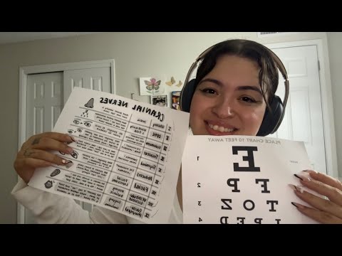 ASMR| Full Cranial Nerve Exam- Glove sounds & personal attention