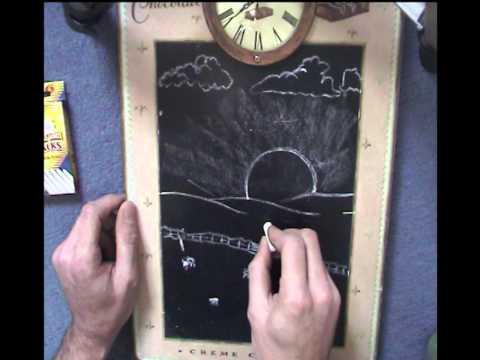 ASMR~ Chalk board ~ Mrheadtingles ~ Whisper Drawing Scratching Tapping