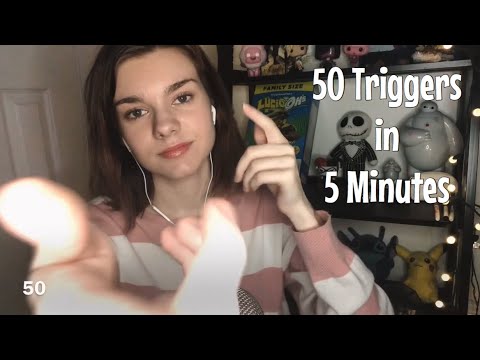 ASMR | 50 Triggers in 5 Minutes ⏰
