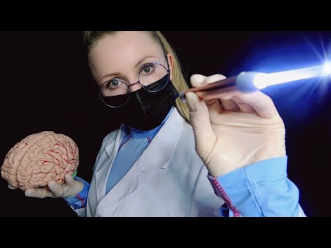 ASMR Cranial Nerve Exam, Brain Cleansing, Ear Cleaning, Eye Exam, Doctor Roleplay