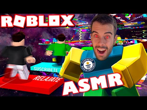 ASMR FAST MOUTH SOUNDS ROBLOX SPEED RUN 4 COMPLETO - ASMR Roleplay Español