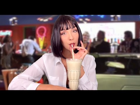 ASMR - Date Night Pulp Fiction Roleplay | Mia Wallace | Personal Attention
