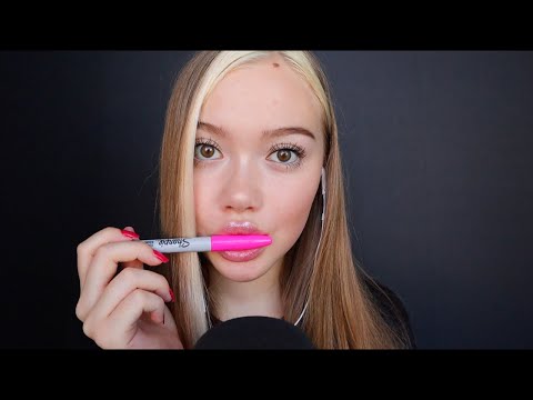 ASMR| PEN NIBBLES + CHEWING FOR TINGLES (MOUTH SOUNDS)