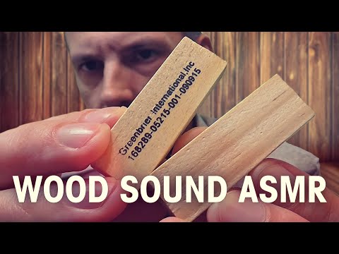 If you like wood, tapping and rubbing - this is perfect ASMR for you!