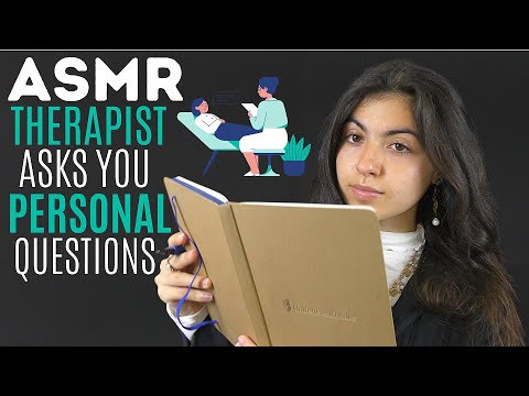 ASMR || therapist asks you very personal questions