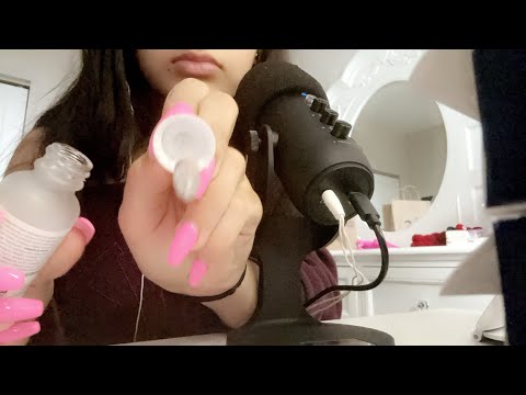 asmr doing your skincare in 1 minute