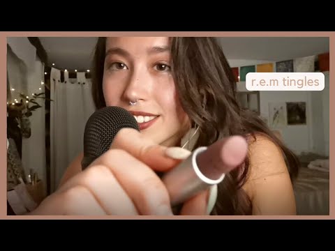 ASMR || Try On Haul - tracing, tapping, brushing - R.E.M Beauty
