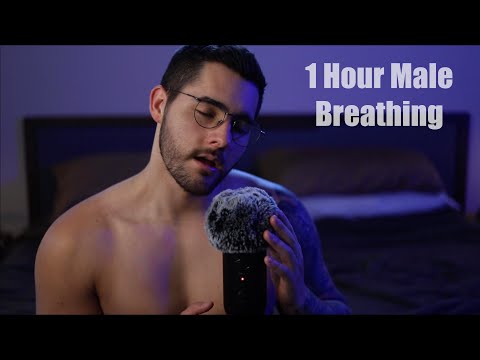 ASMR Breathing On You For 1 Hour - Male Breathing Sounds For Sleep - No Talking