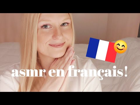 ASMR Je Vais Essayer de Parler en Français! 🤩 Reading in French! *Whisper/Chuchotement*