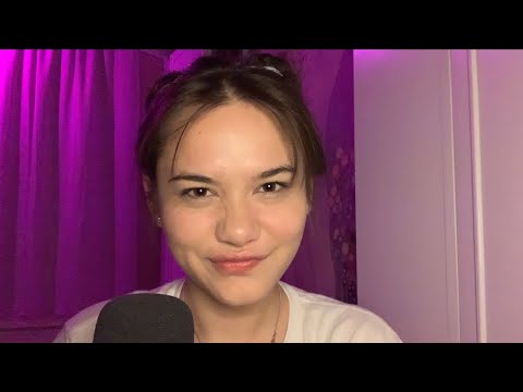 ASMR// inaudible whispering in an American accent