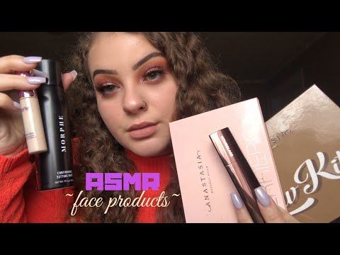 ASMR In-Depth Makeup Collection | Face Products 🍊