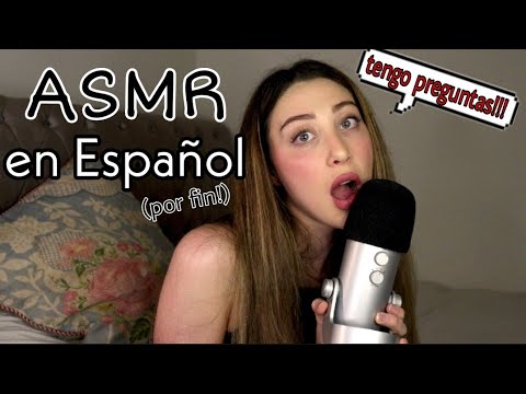 ASMR SPANISH TE PREGUNTO PREGUNTAS PERSONALES | ASMR SPANISH INAUDIBLE