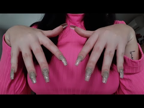 ASMR fast tapping on fake nails