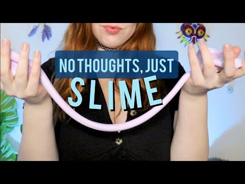 ASMR | Squishy Drizzly Slime and Tapping (No Talking)
