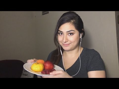 ASMR - Whispering about the fruits I'm eating - soft speaking for tingles and Relaxation