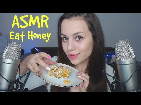 ASMR EAT HONEYCOMB (Extremely STICKY Satisfying EATING SOUNDS) NO TALKING 🍯 | Поедание медовых сот