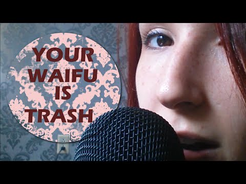 ASMR - WHISPERING BULLY ~ NEGATIVE Affirmations w/ Gum Chewing & Mouth Sounds