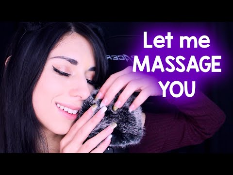ASMR I will Make You Tingle. Brain Massage with Mouth Sounds & Trigger Words for Sleep | Fluffy Mic