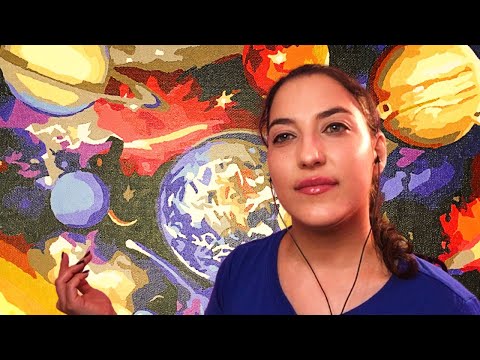ASMR • SCRATCHING MIC W LONG NAILS + REPEATING PLANET NAMES