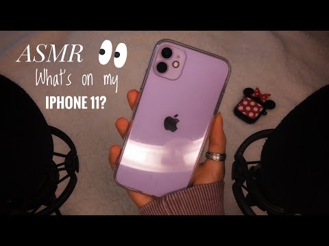 ASMR What's On My IPHONE 11? 🤔 Whisper & ASMR ITA 🇮🇹