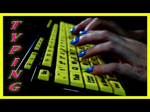 ASMR: Typing for Soothing Relaxation Background Sounds